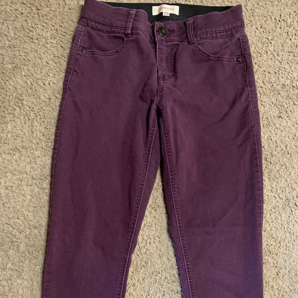 Rewind Burgandy Jeans